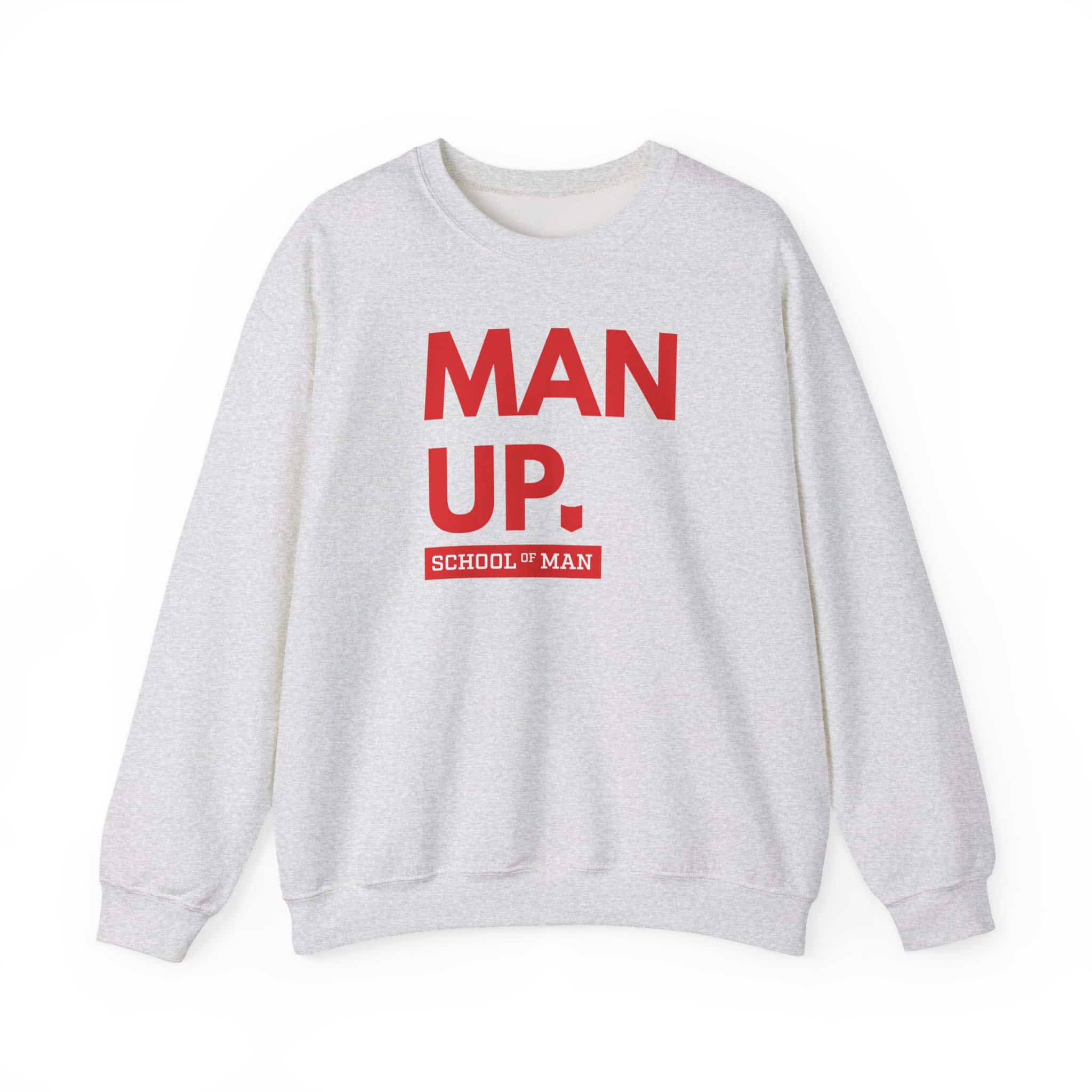 Man Up Crewneck Sweatshirt – School of Man Graphic Pullover - Image 7