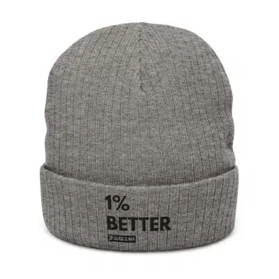 Ribbed Knit Beanie (Embroidery)
