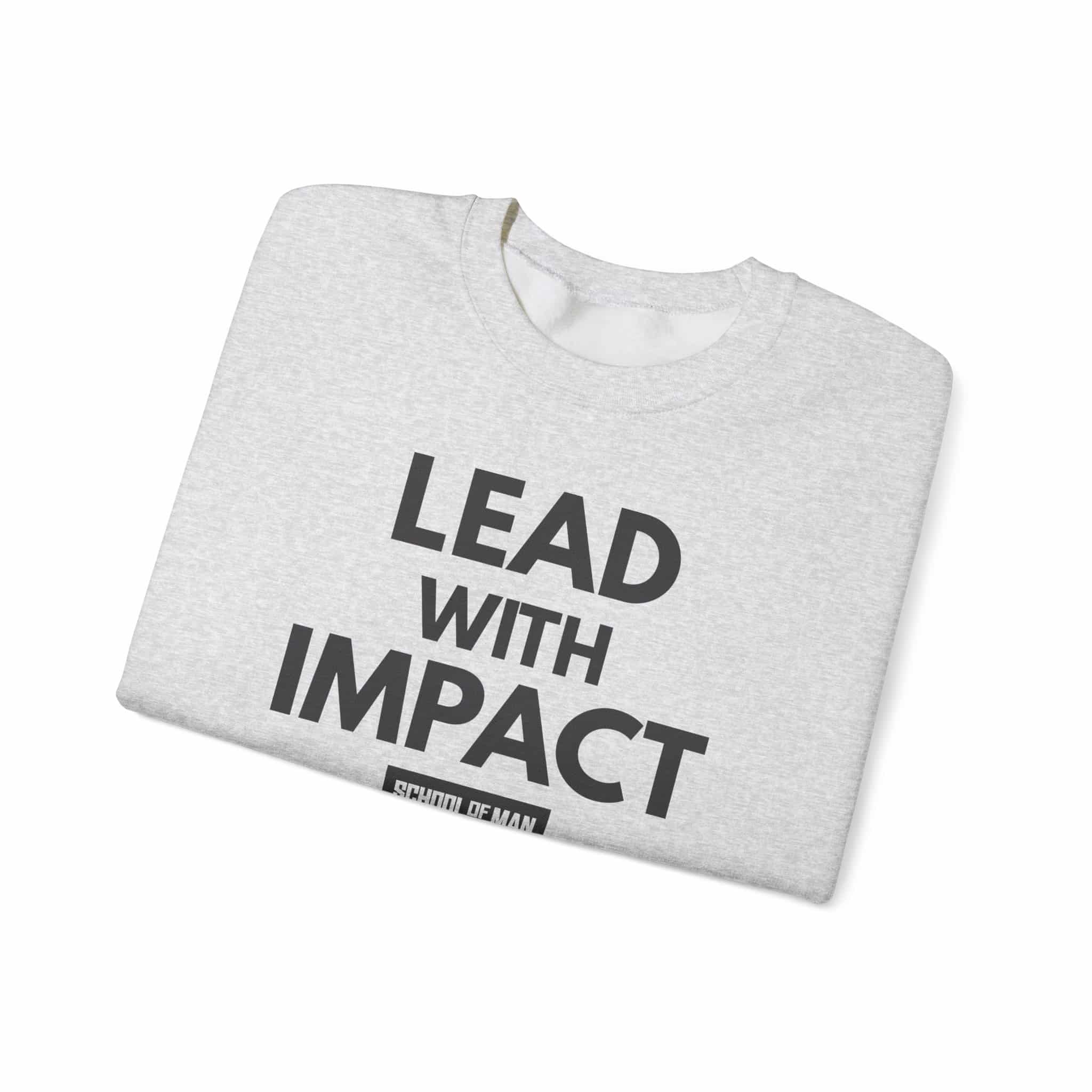 Lead With Impact Crewneck Sweatshirt — Inspirational Leadership Pullover - Image 9