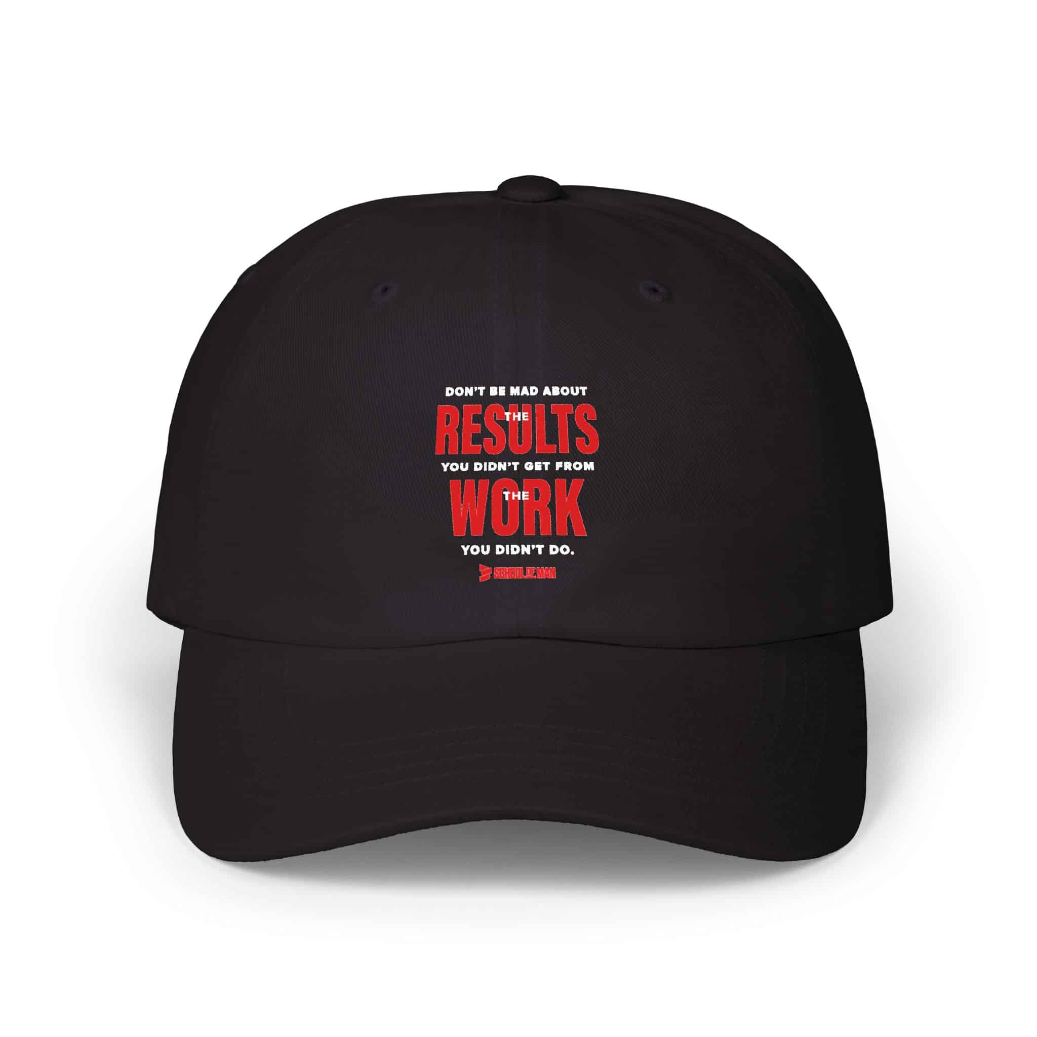 Classic Dad Cap — 'Results Don’t Come From Comfort' Motivational Dad Hat - Image 6