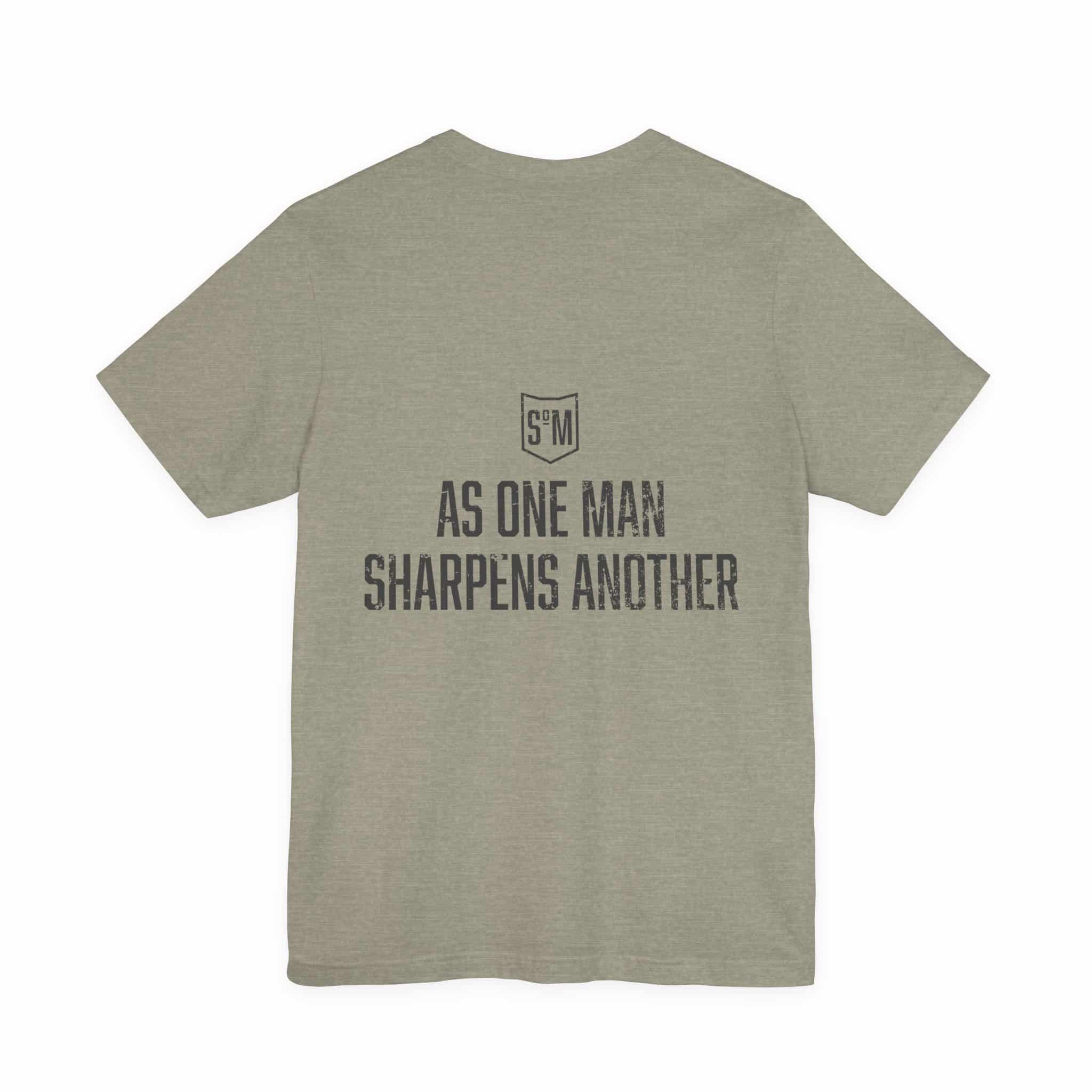 Iron Sharpens Iron tee | 'As One Man Sharpens Another' motivational shirt - Image 18