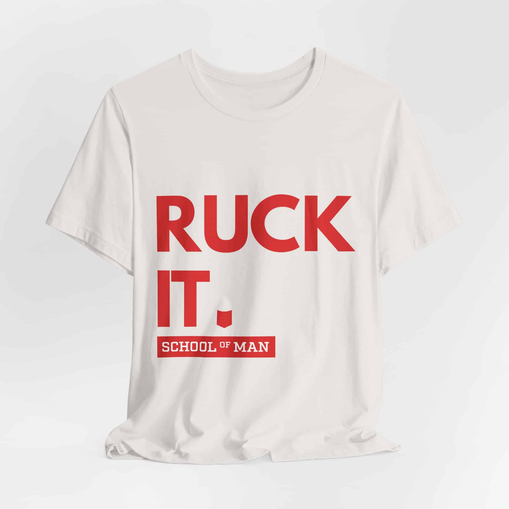 Ruck It School of Man T-Shirt | Military Rucking Fitness Tee - Image 12