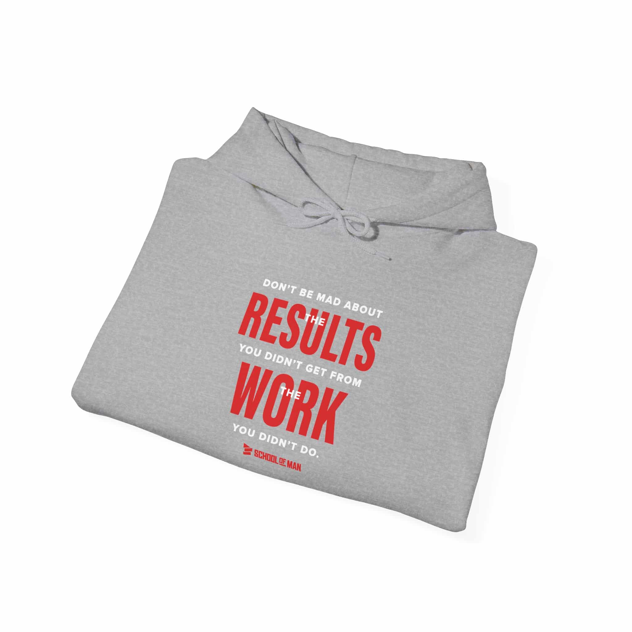 Results Over Excuses Hoodie — Motivational Work Quote Pullover - Image 10