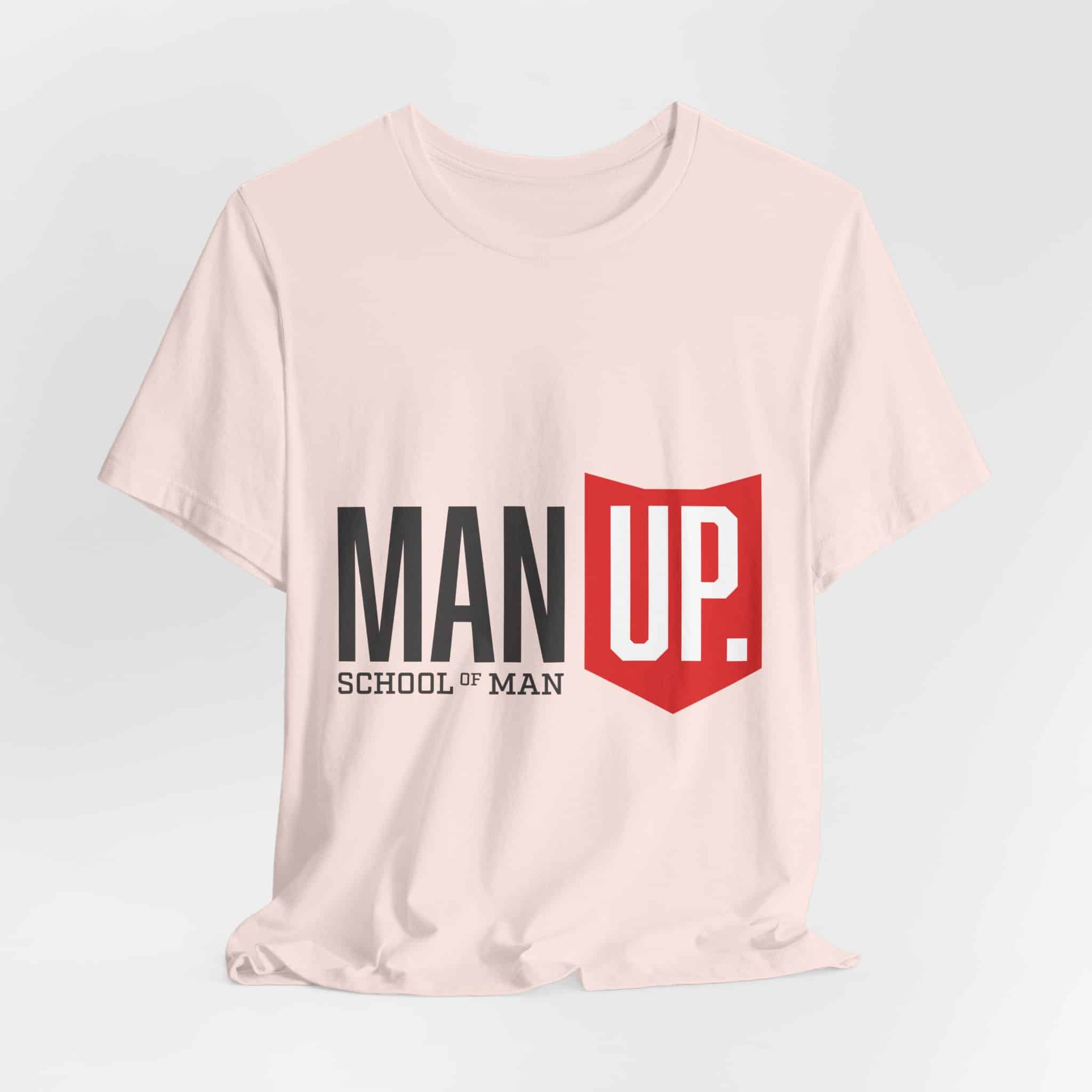 Man Up Shield logo T-Shirt | School of Man graphic tee - Image 7