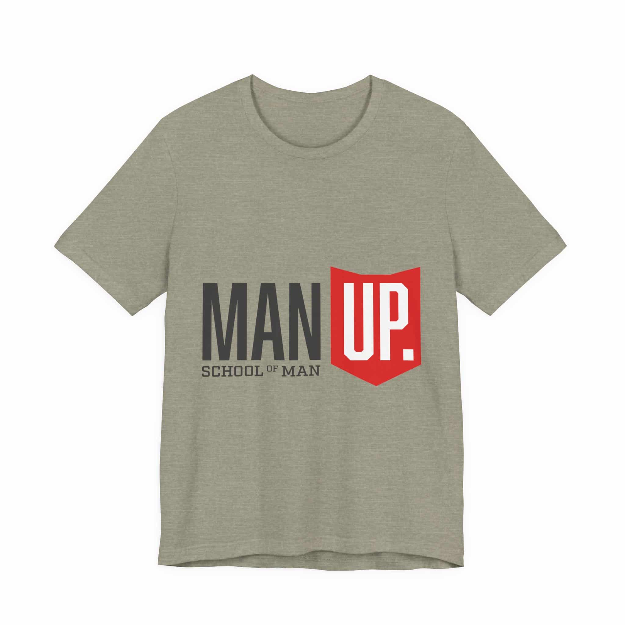 Man Up Shield logo T-Shirt | School of Man graphic tee - Image 20