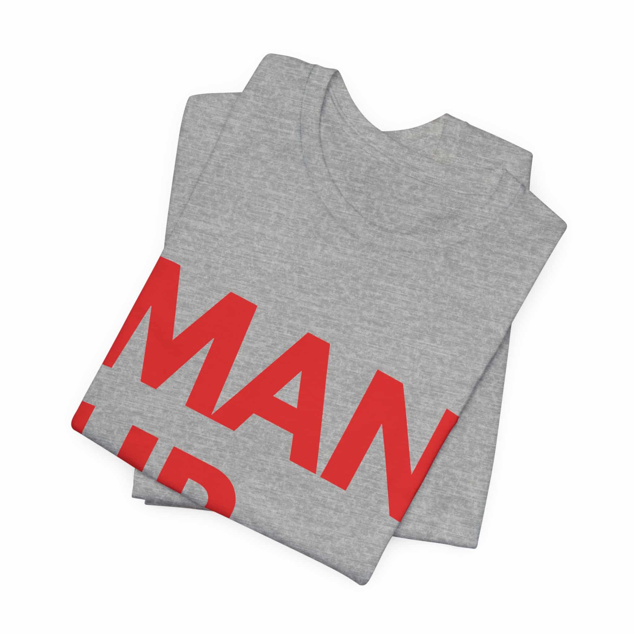 Man Up School of Man Tee | Masculine Typography Shirt - Image 39