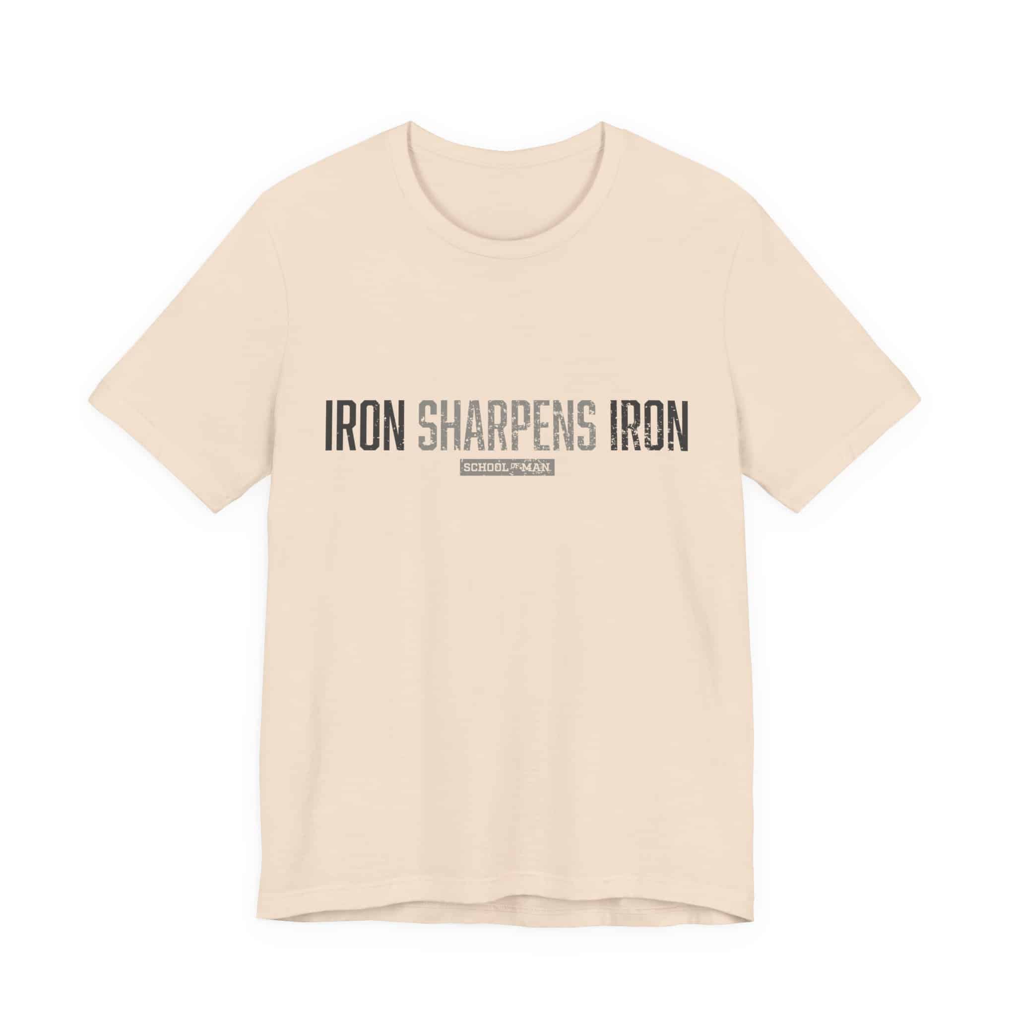 Iron Sharpens Iron T-Shirt | As One Man Sharpens Another, Faith-Based Tee - Image 9