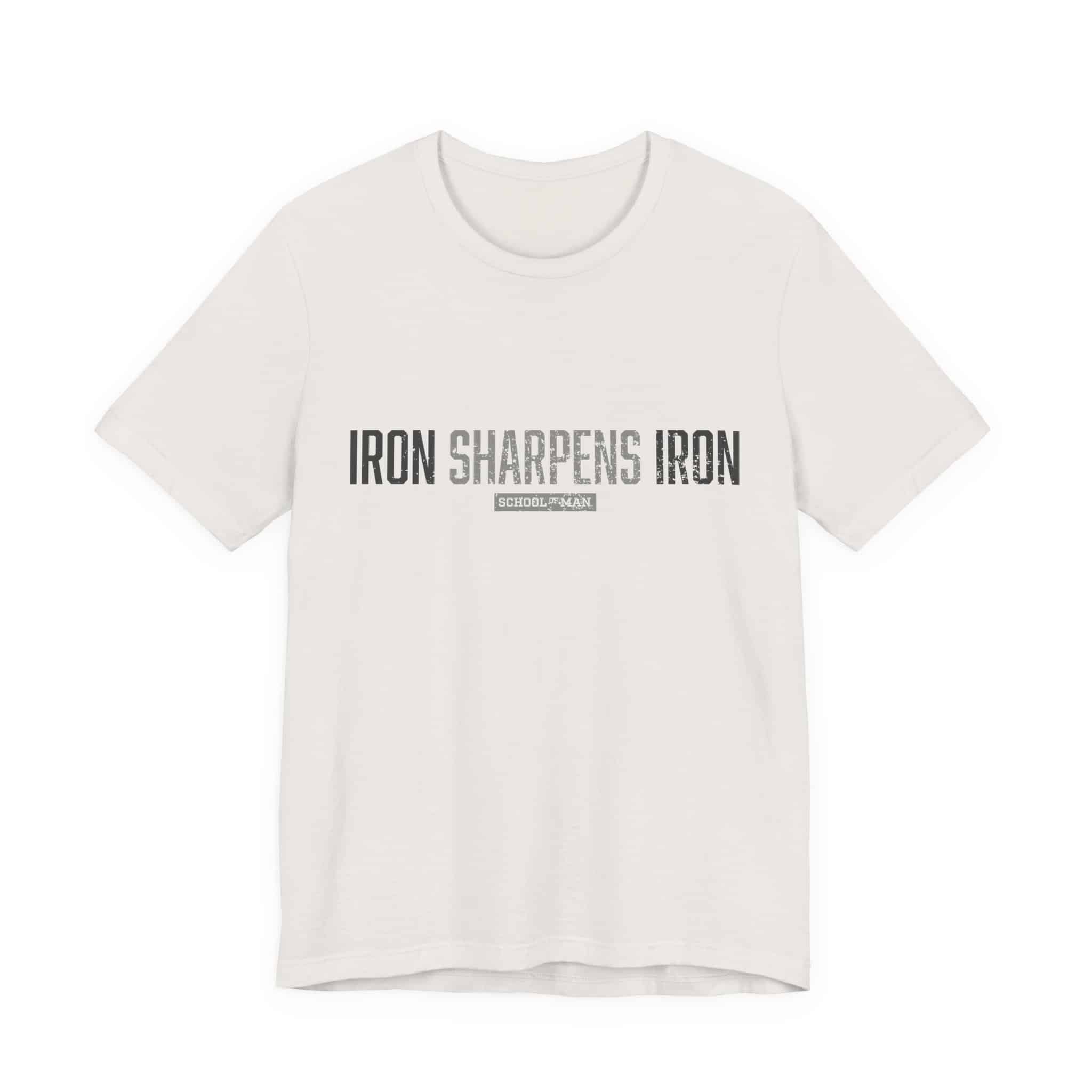 Iron Sharpens Iron T-Shirt | As One Man Sharpens Another, Faith-Based Tee - Image 13