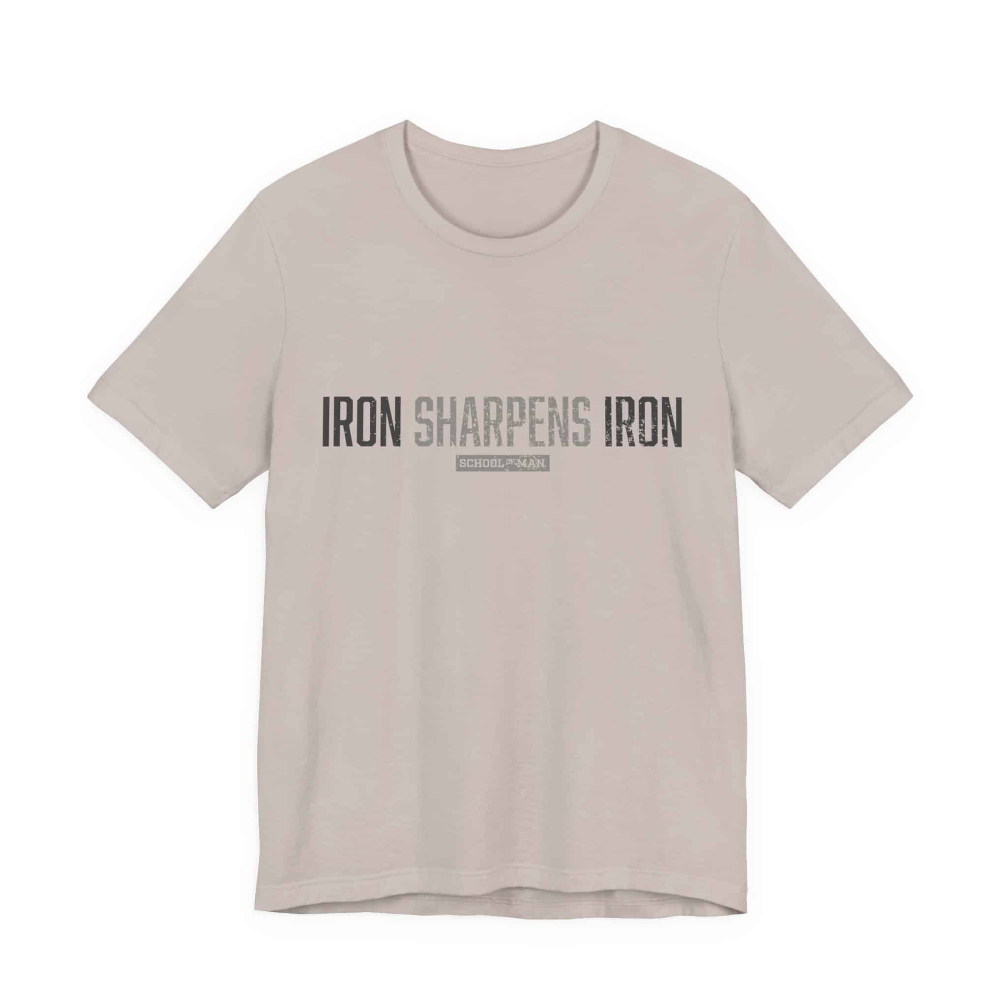 Iron Sharpens Iron T-Shirt | As One Man Sharpens Another, Faith-Based Tee - Image 17